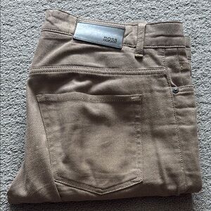 Hugo BOSS Stretch Tan Khaki Pants